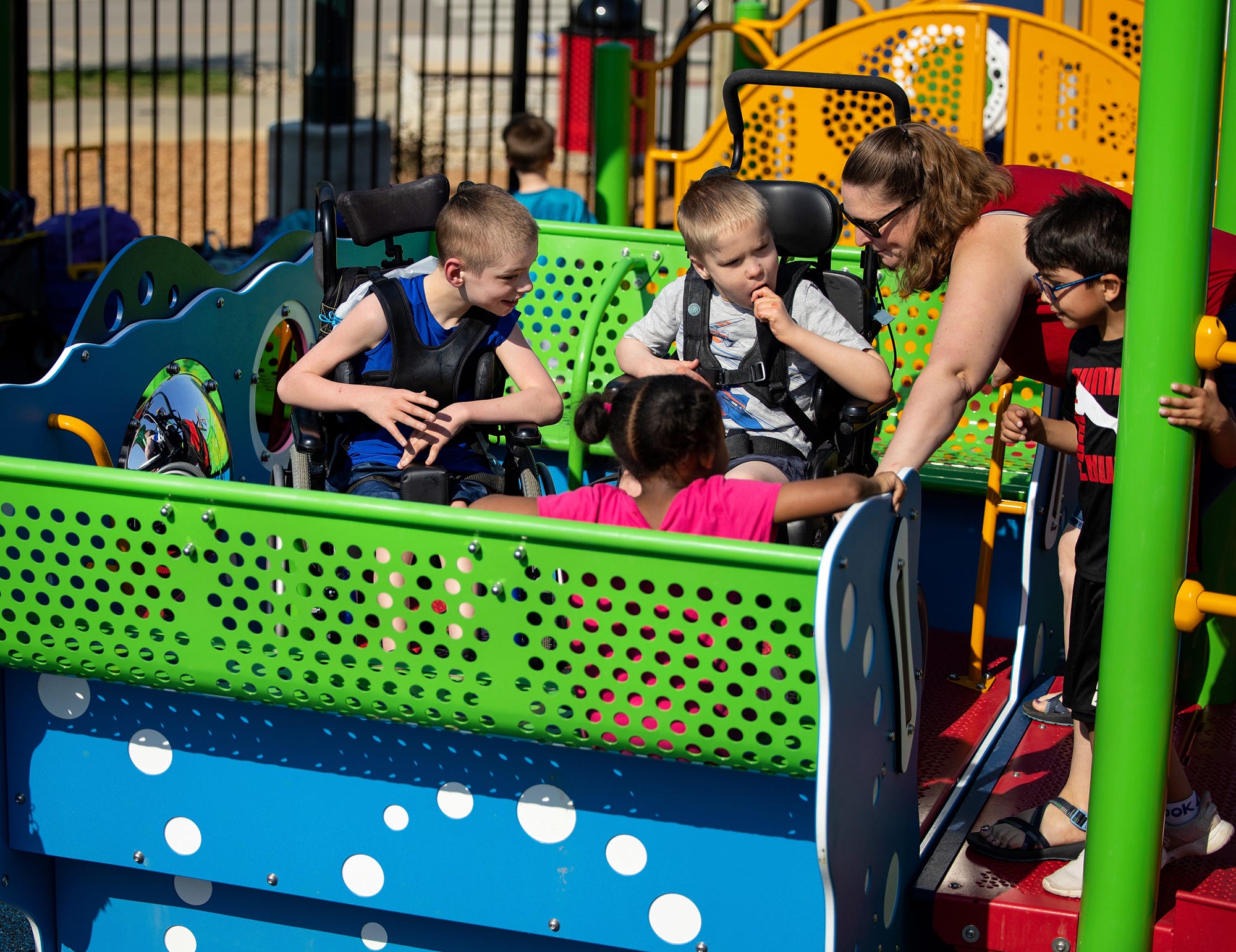 Kevin Hammersmith Memorial Park inclusive playground project photo