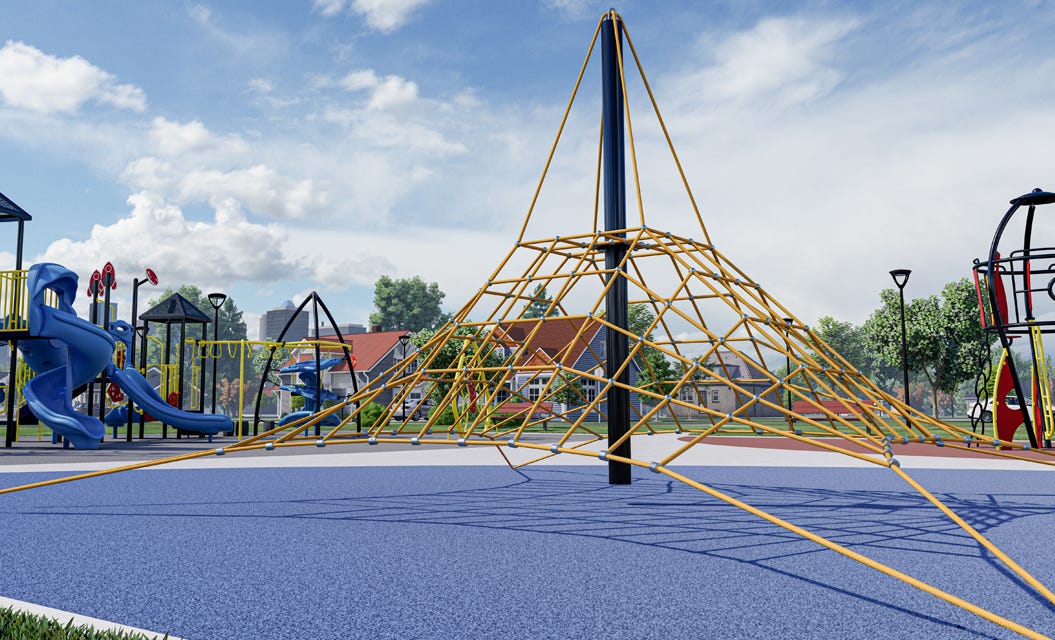 VistaJunior rope tower playground climber