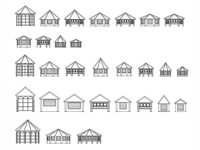 Replace with approved Salora image showing cupola options for shelter roofs
