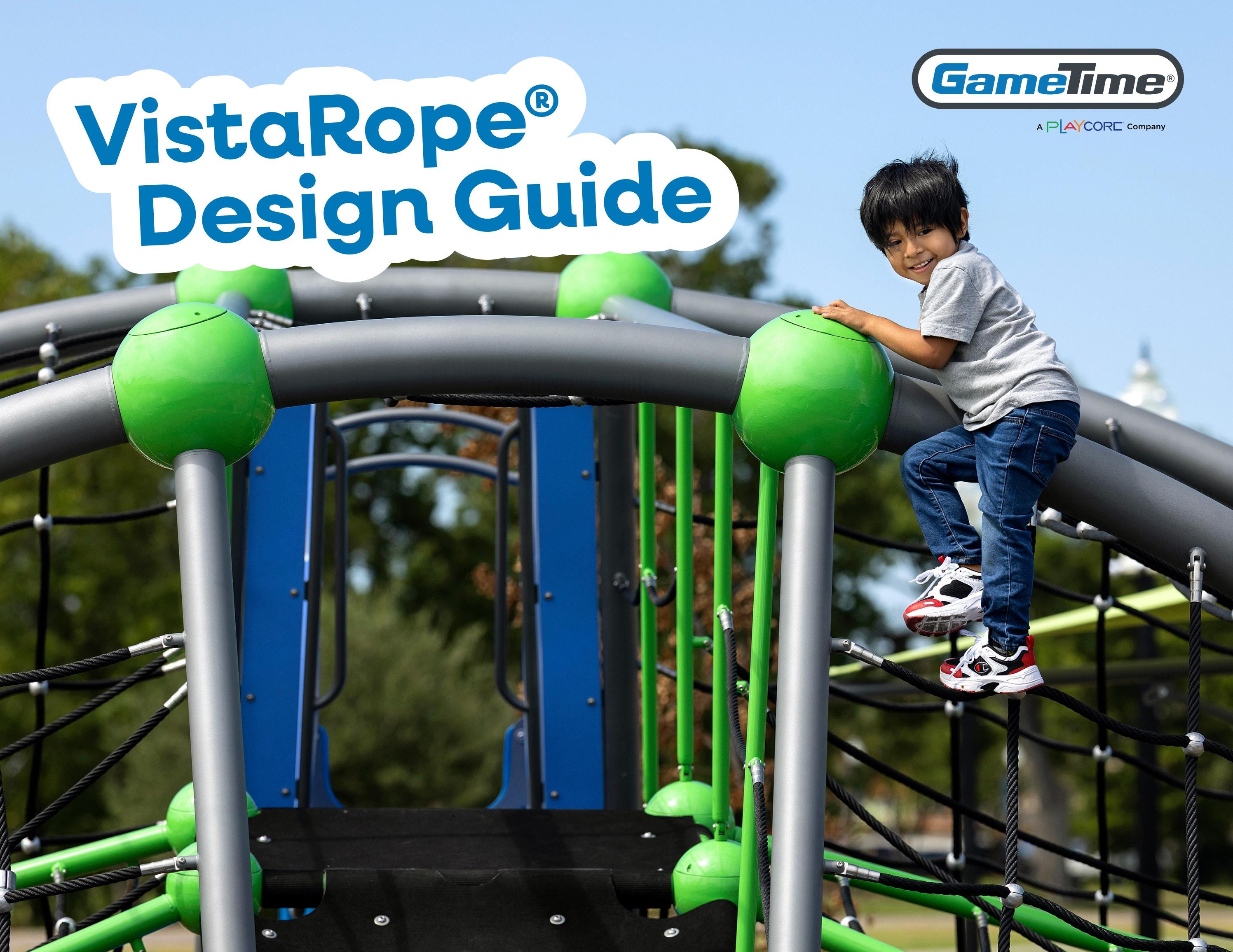 VistaRope rope climbing playground system