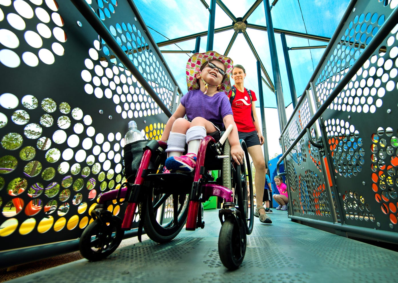 Community playground designed as a National Demonstration Site