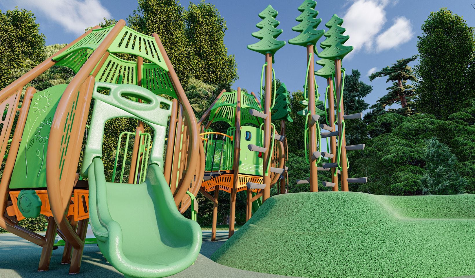 PrimeTime Odyssey themed playground structure