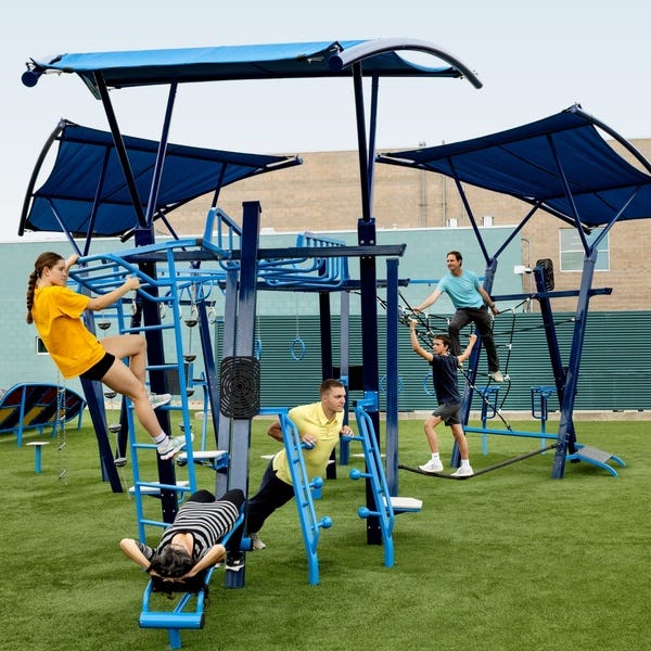 THRIVE compact outdoor fitness system
